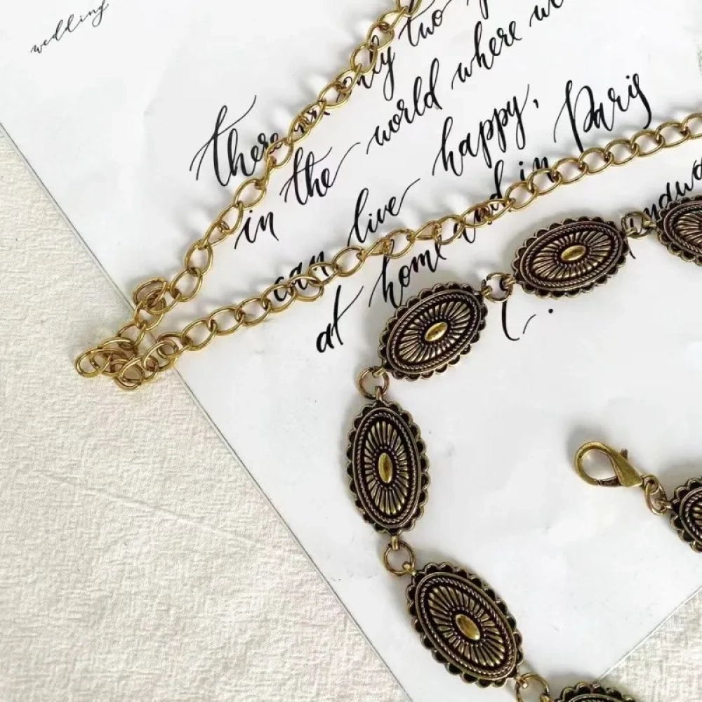 Waist Chain Gold Vintage Retro Style