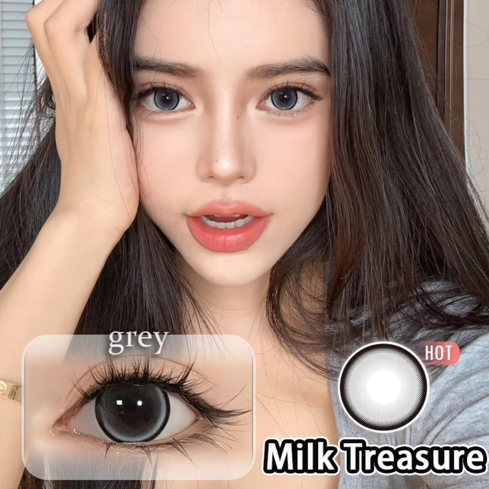 Milk Treasure Grey Color Contact Lens