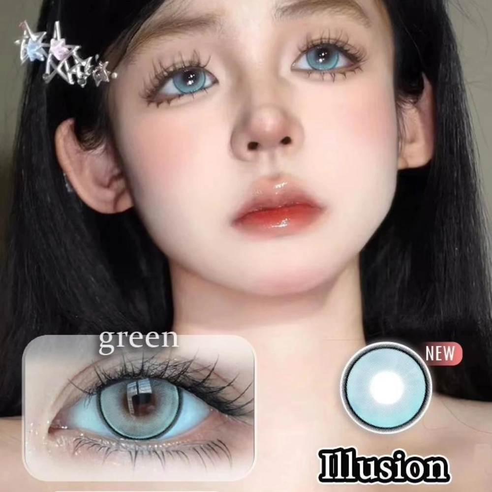 Illusion Green Color Contact Lens
