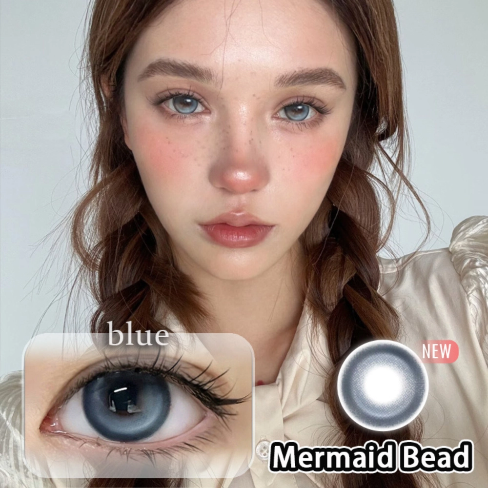 Mermaid Bead Blue Color Contact Lens