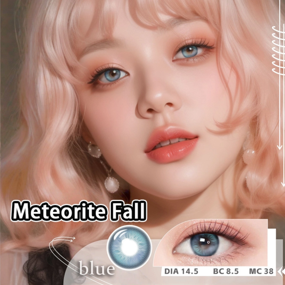 Meteorite Fall Blue Color Contact Lens