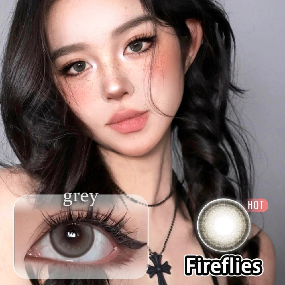Fireflies Grey Color Contact Lens