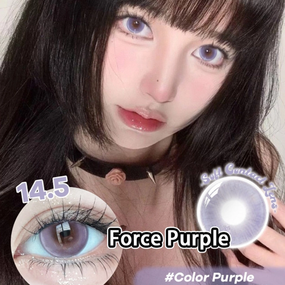 Force Purple Color Contact Lens