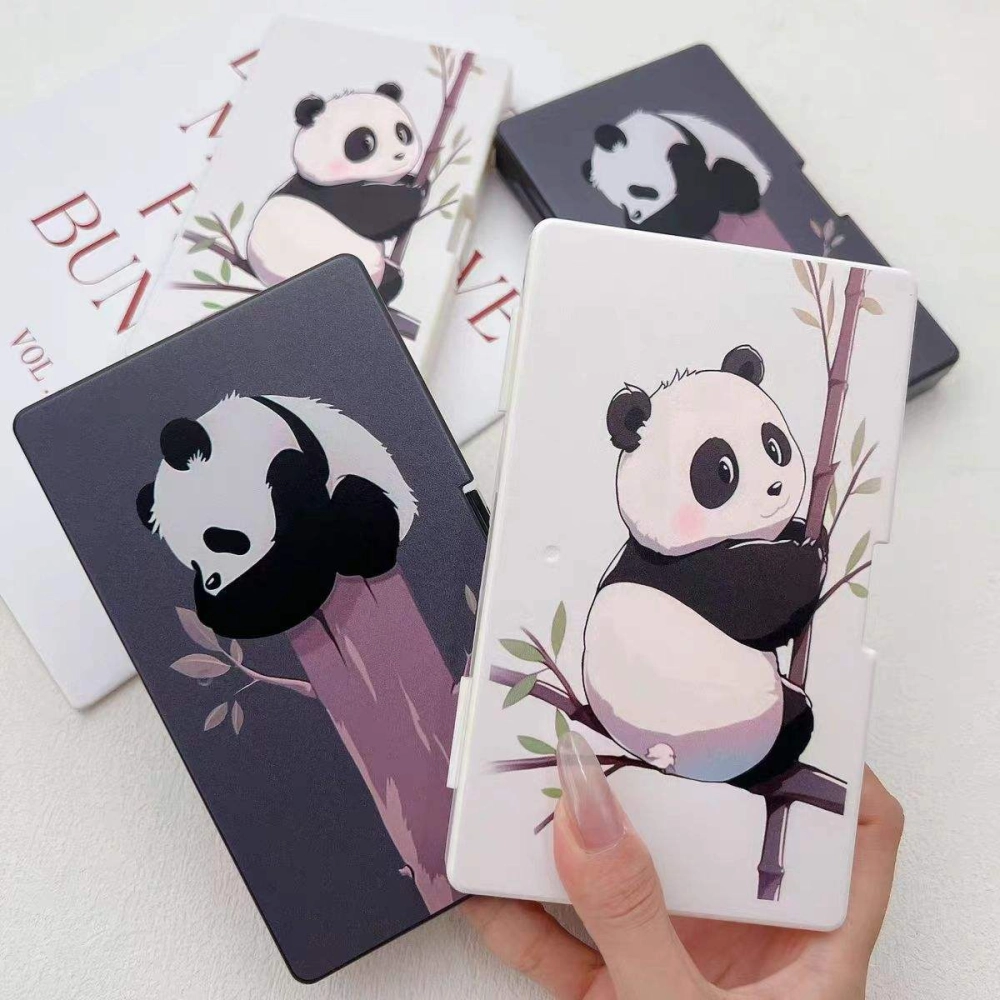 Big lens case with 6 boxes, Applicators and liquid container