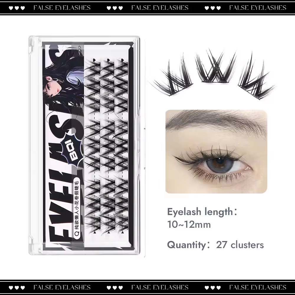 Small flower curl DIY Cluster Eyelashes
