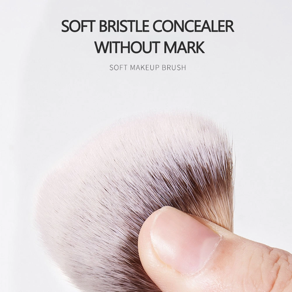 Gecomo Foundation Brush, Soft Bristles Skin Friendly Non Irritating Secure Grip Comfortable Handle Smooth Blendable