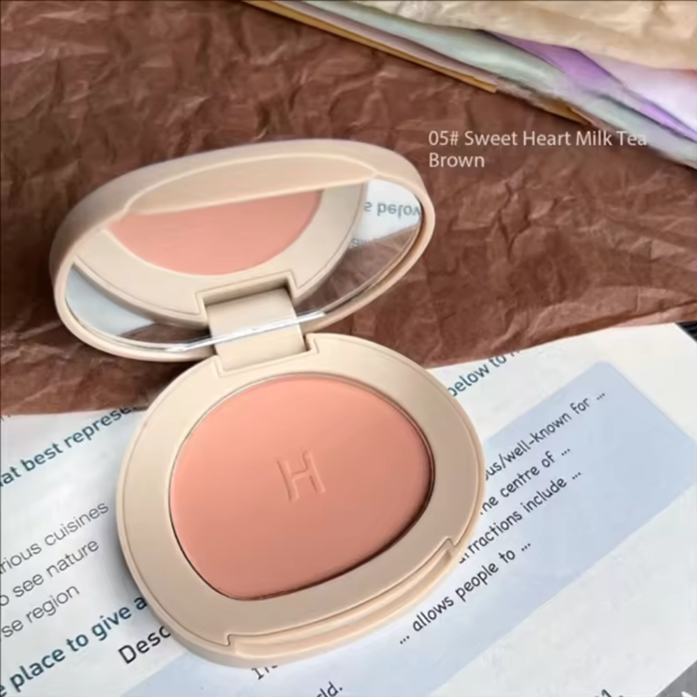 Herorange Sweetheart Blossom Velvet Blush Milk Tea Brown #05