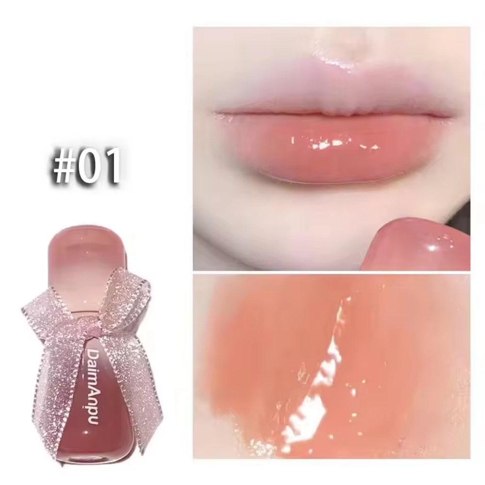 Daimanpu High Quality Glossy Lip Gloss QUICK-DRY Waterproof Long Wearing Natural Lip Gloss