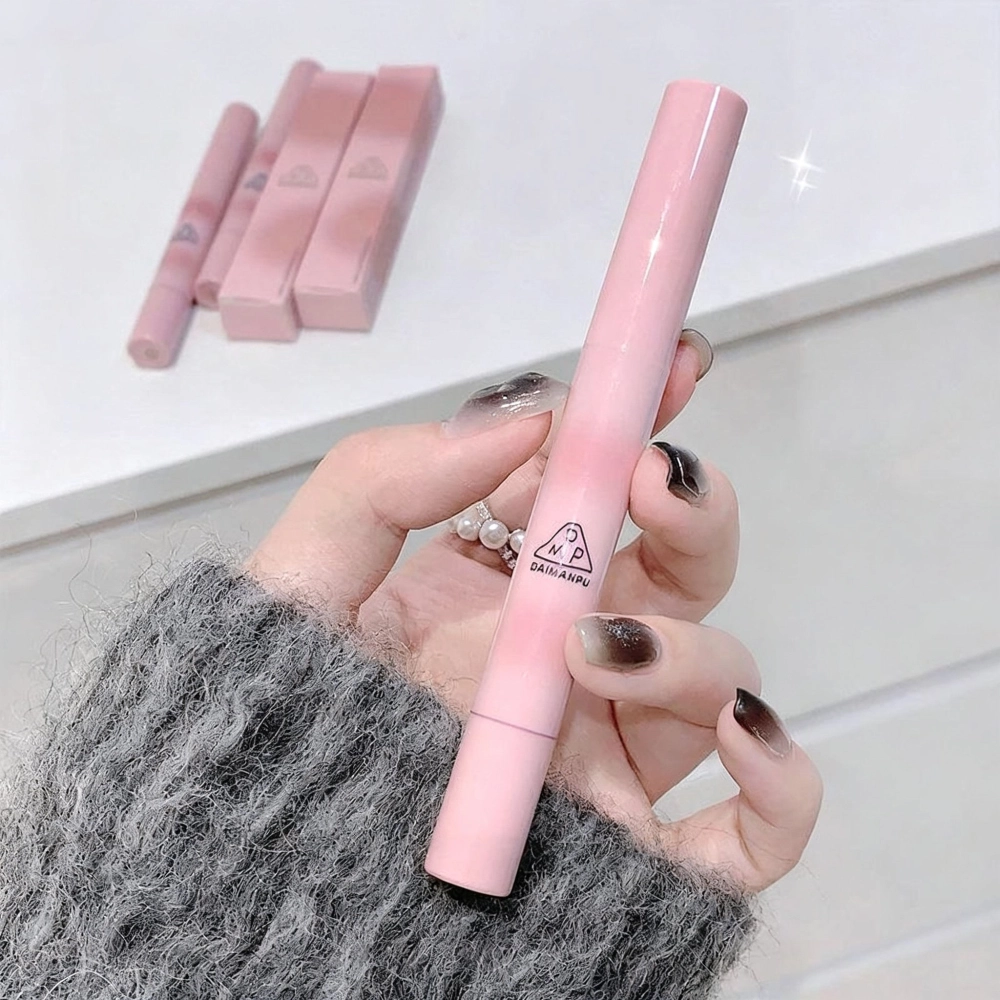 Daimanpu Fashion Glossy Lipstick, Vegan Waterproof Long Wearing Glossy Lipstick