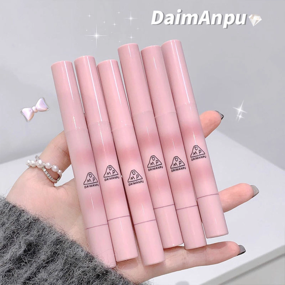Daimanpu Fashion Glossy Lipstick, Vegan Waterproof Long Wearing Glossy Lipstick
